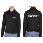 Custom Security Tactical Performance Longsleeve Polo